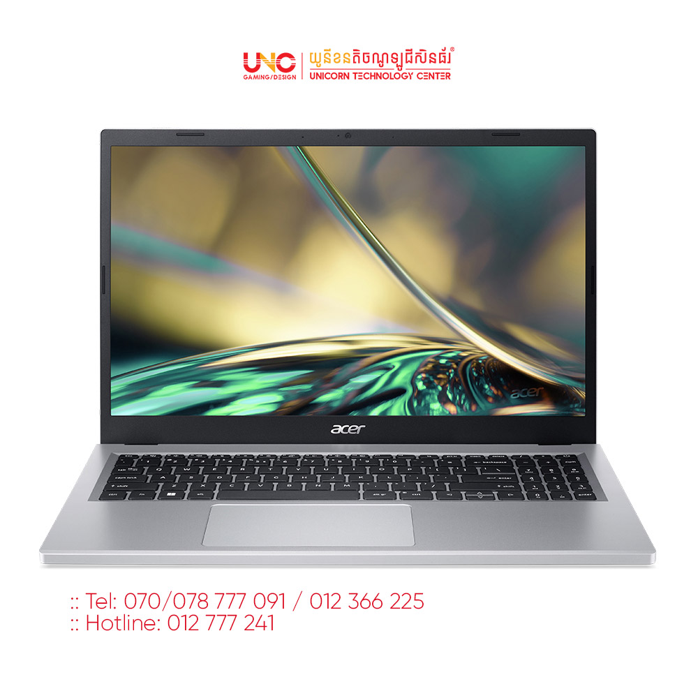 ACER ASPIRE 3 A315-510P-C225 CPU:N100 RAM:4GB STORAGE:256GB VGA:MX350 2G 15.6 FHD"